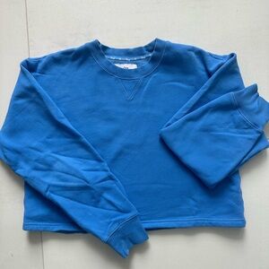 Aritzia TNA Blue Crewneck Sweatshirt